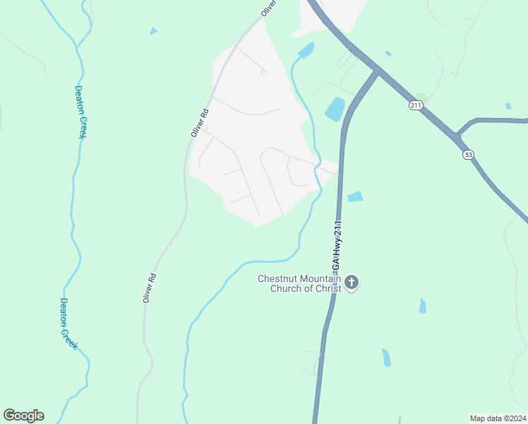 map of restaurants, bars, coffee shops, grocery stores, and more near 5183 Stoneridge Drive in Flowery Branch