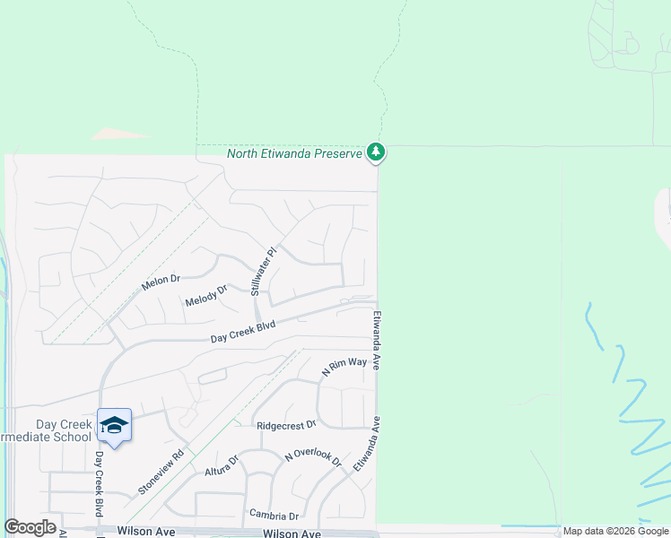 map of restaurants, bars, coffee shops, grocery stores, and more near 12809 Indian Ocean Drive in Rancho Cucamonga