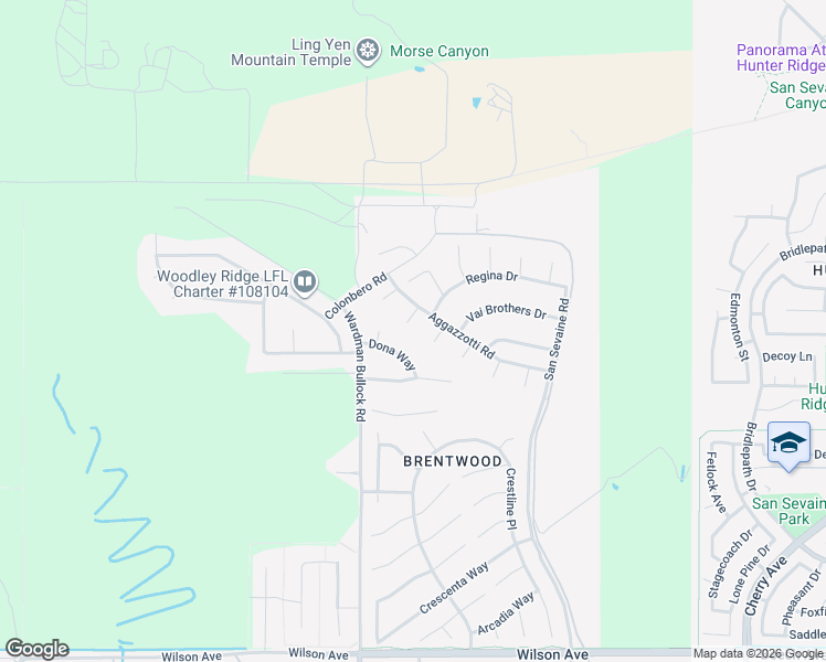 map of restaurants, bars, coffee shops, grocery stores, and more near 5115 Sanchez Court in Rancho Cucamonga