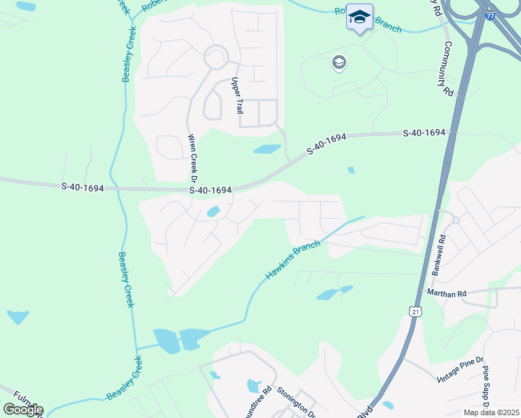 map of restaurants, bars, coffee shops, grocery stores, and more near 368 Glen Dornoch Way in Blythewood