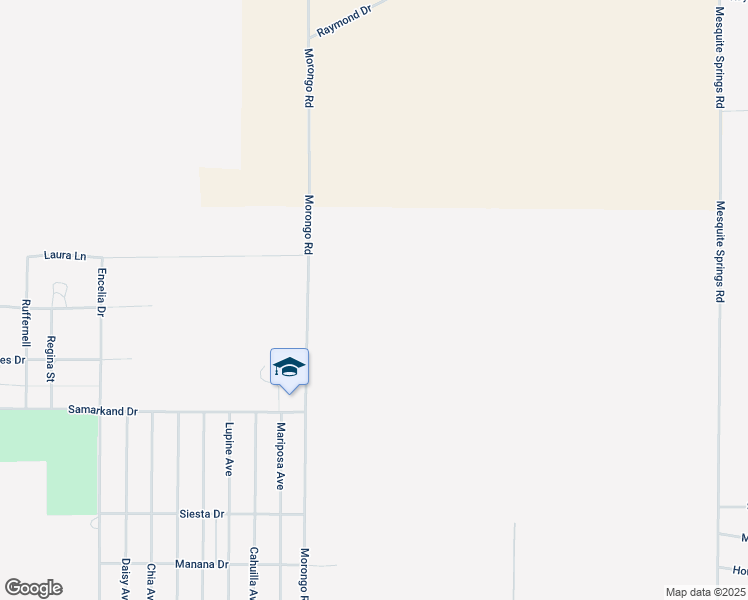 map of restaurants, bars, coffee shops, grocery stores, and more near Todd Lane in Twentynine Palms