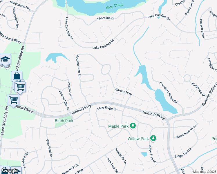 map of restaurants, bars, coffee shops, grocery stores, and more near 420 Autumn Run Circle in Columbia