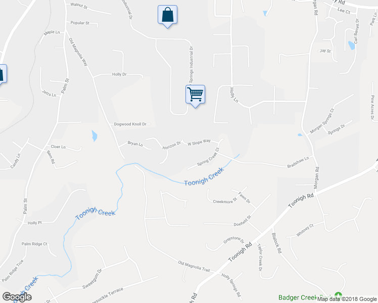 map of restaurants, bars, coffee shops, grocery stores, and more near 229 West Slope Way in Canton