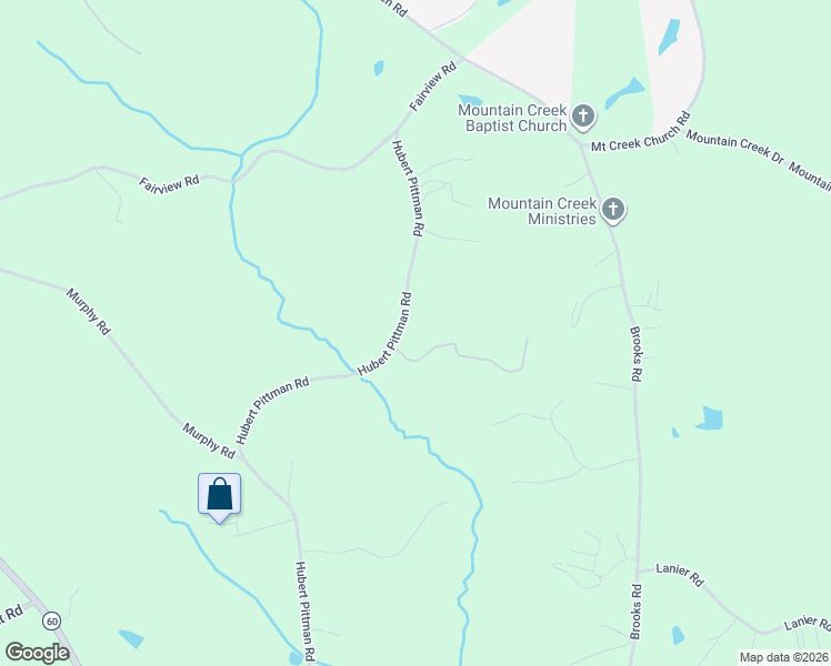 map of restaurants, bars, coffee shops, grocery stores, and more near 1320 Hubert Pittman Road in Pendergrass