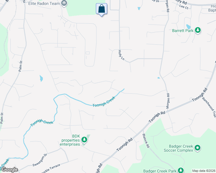 map of restaurants, bars, coffee shops, grocery stores, and more near 138 Spring Creek Court in Canton