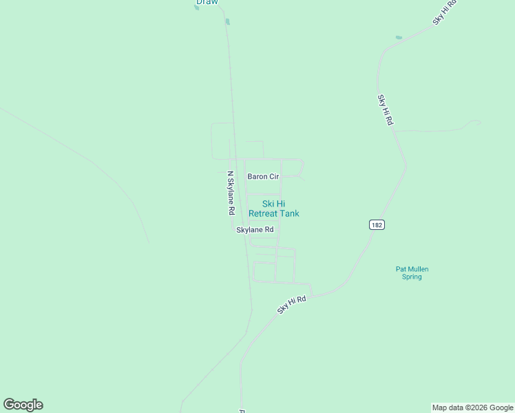 map of restaurants, bars, coffee shops, grocery stores, and more near 138 Skylark Road in Navajo County