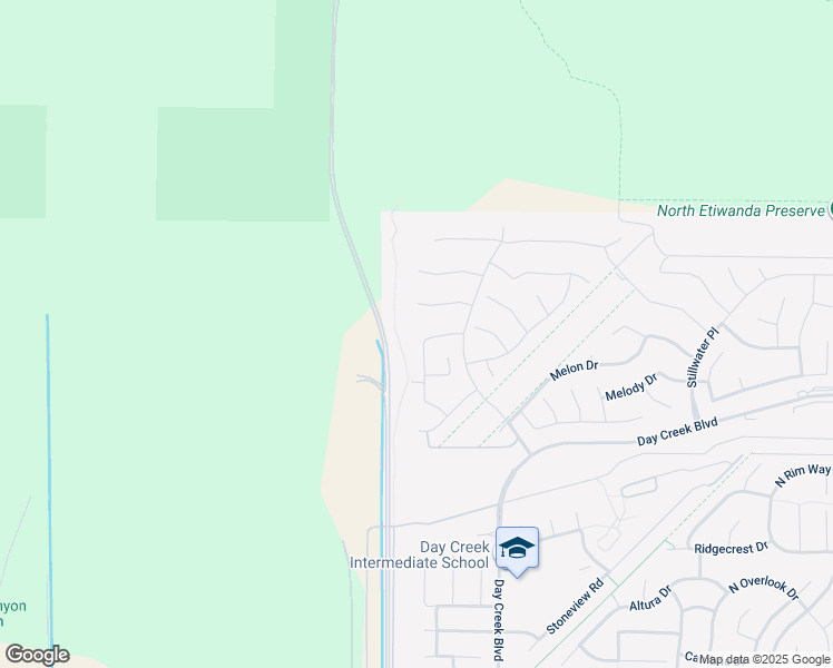 map of restaurants, bars, coffee shops, grocery stores, and more near 5102 Crimson Place in Rancho Cucamonga