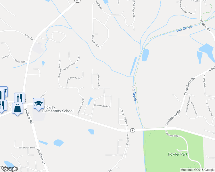 map of restaurants, bars, coffee shops, grocery stores, and more near 4940 Hazelwood Drive in Alpharetta