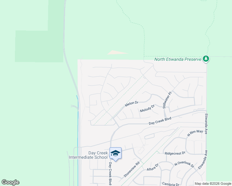 map of restaurants, bars, coffee shops, grocery stores, and more near 12353 Helena Way in Rancho Cucamonga
