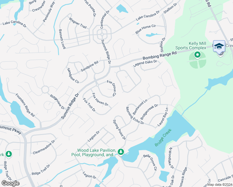 map of restaurants, bars, coffee shops, grocery stores, and more near 173 Fox Grove Circle in Columbia