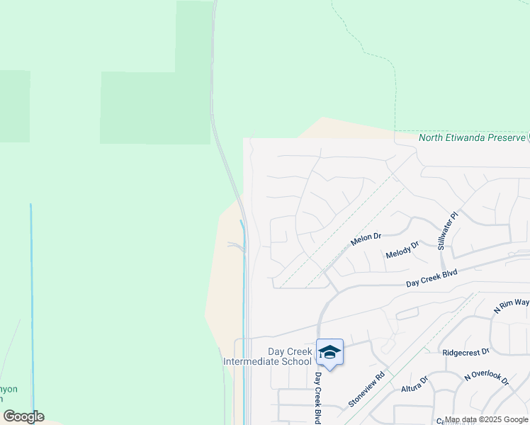 map of restaurants, bars, coffee shops, grocery stores, and more near 5102 Crimson Place in Rancho Cucamonga