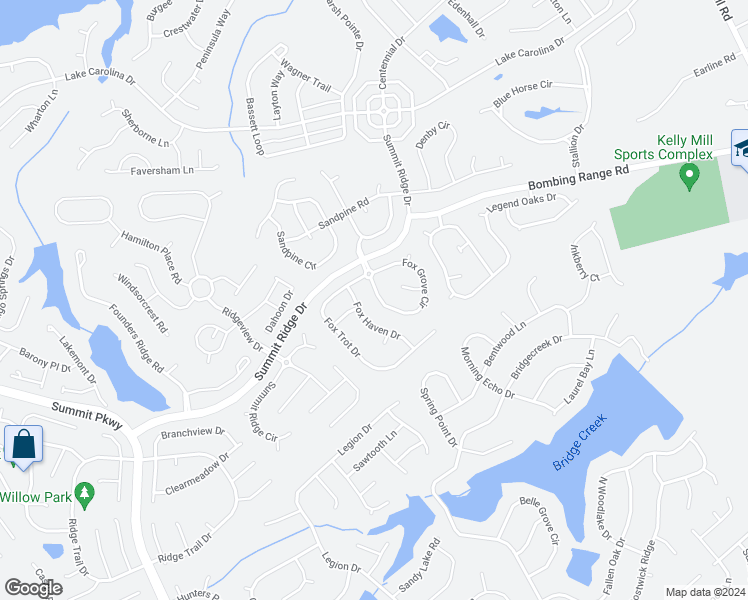 map of restaurants, bars, coffee shops, grocery stores, and more near 237 Fox Grove Circle in Columbia