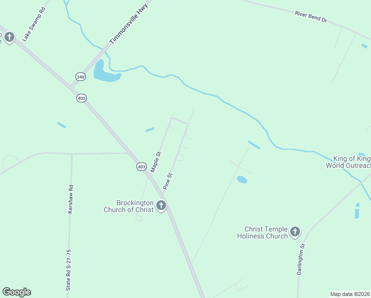 map of restaurants, bars, coffee shops, grocery stores, and more near 1941 Pine Street in Timmonsville