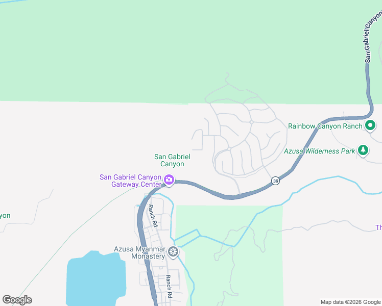 map of restaurants, bars, coffee shops, grocery stores, and more near 32 Foxtail Court in Azusa