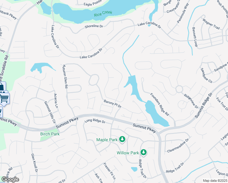 map of restaurants, bars, coffee shops, grocery stores, and more near 5 Indigo Springs Court in Columbia