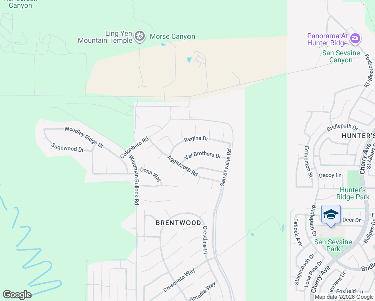 map of restaurants, bars, coffee shops, grocery stores, and more near 14115 Regina Drive in Rancho Cucamonga