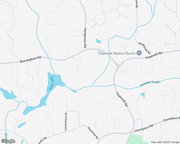 map of restaurants, bars, coffee shops, grocery stores, and more near 2395 Birmingham Road in Milton