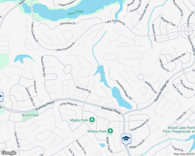 map of restaurants, bars, coffee shops, grocery stores, and more near 498 Indigo Ridge Drive in Columbia