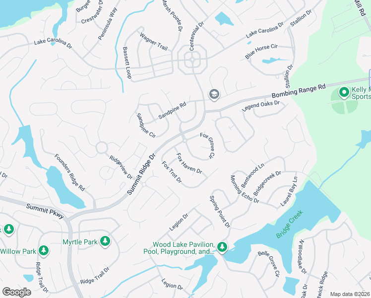 map of restaurants, bars, coffee shops, grocery stores, and more near 304 Fox Trot Drive in Columbia