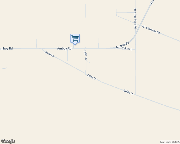 map of restaurants, bars, coffee shops, grocery stores, and more near 5045 Lelia Lane in Twentynine Palms