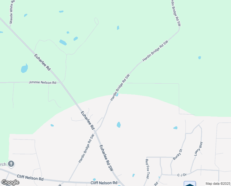 map of restaurants, bars, coffee shops, grocery stores, and more near 1192 Hardin Bridge Road Southwest in Kingston