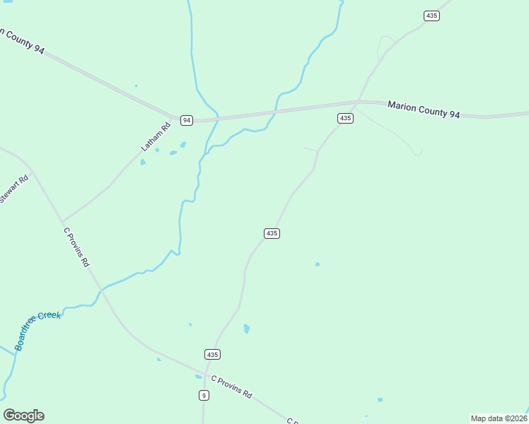 map of restaurants, bars, coffee shops, grocery stores, and more near 703 County Road 435 in Hamilton