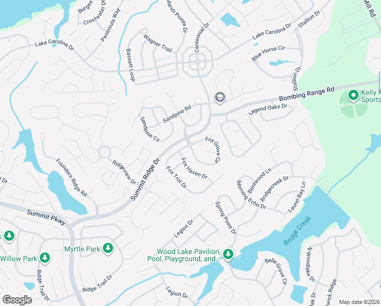 map of restaurants, bars, coffee shops, grocery stores, and more near 304 Fox Trot Drive in Columbia