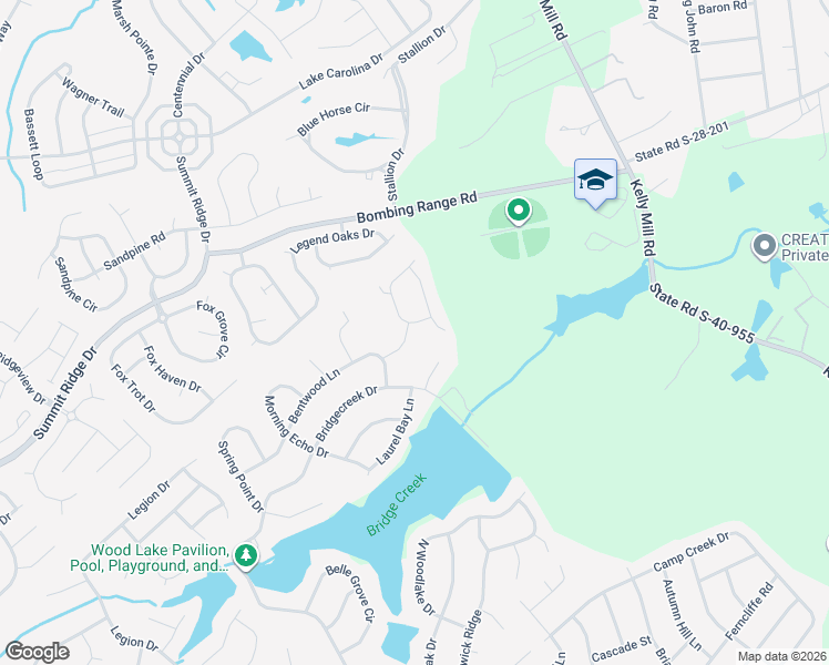 map of restaurants, bars, coffee shops, grocery stores, and more near 100 Inkberry Court in Columbia