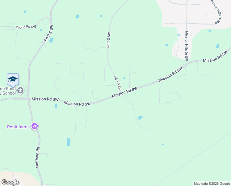 map of restaurants, bars, coffee shops, grocery stores, and more near 998 Mission Road Southwest in Cartersville