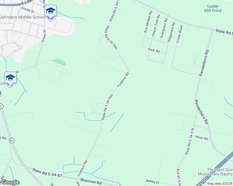 map of restaurants, bars, coffee shops, grocery stores, and more near State Road S-34-560 in Marion
