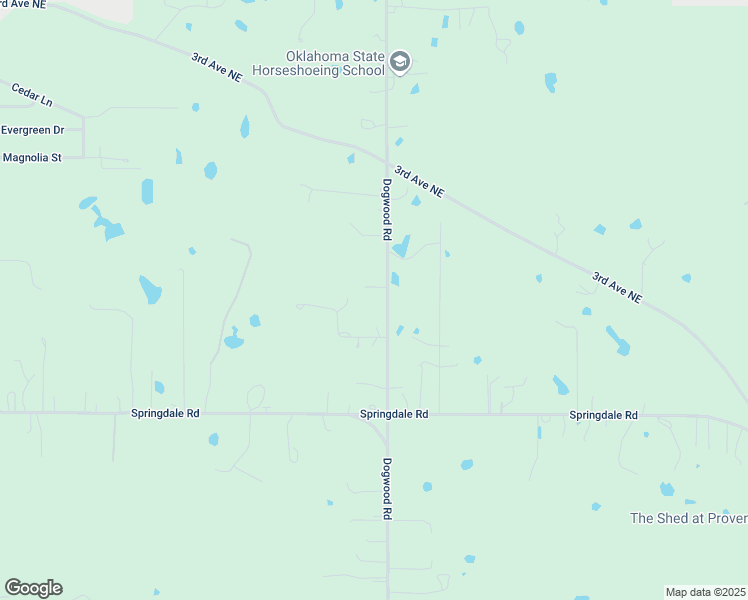 map of restaurants, bars, coffee shops, grocery stores, and more near 1-13 Ranch Acres in Ardmore