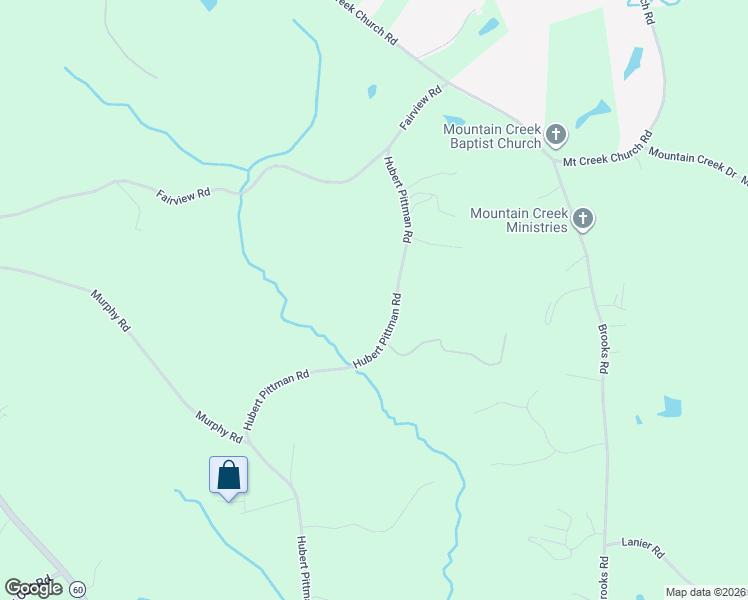 map of restaurants, bars, coffee shops, grocery stores, and more near 1320 Hubert Pittman Road in Pendergrass