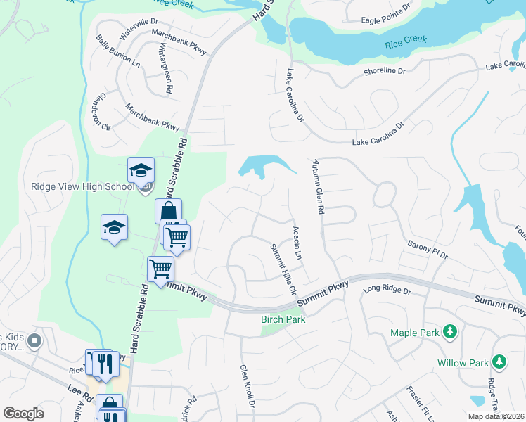 map of restaurants, bars, coffee shops, grocery stores, and more near 79 Fieldrush Court in Columbia