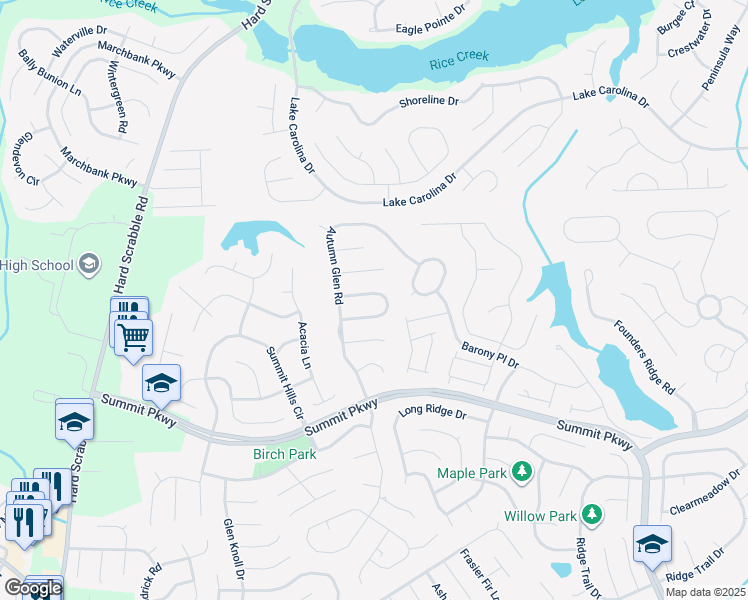 map of restaurants, bars, coffee shops, grocery stores, and more near 209 Sterling Hills Cir in Columbia