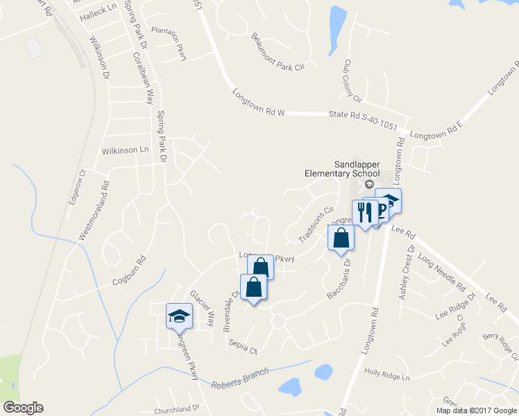 map of restaurants, bars, coffee shops, grocery stores, and more near 6 Catalpa Court in Columbia
