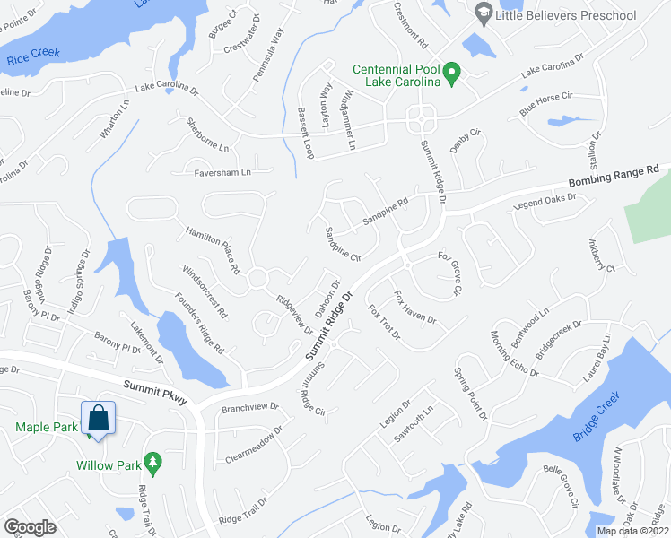 map of restaurants, bars, coffee shops, grocery stores, and more near 111 Donau Drive in Columbia