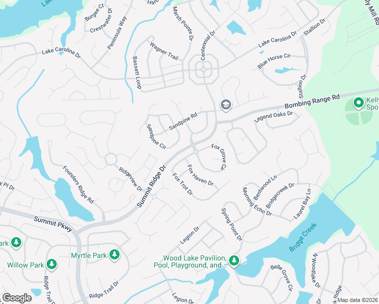 map of restaurants, bars, coffee shops, grocery stores, and more near 304 Fox Trot Drive in Columbia