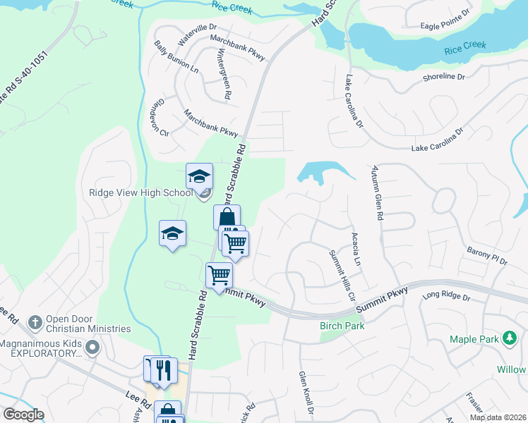 map of restaurants, bars, coffee shops, grocery stores, and more near 41 Roseangel Court in Columbia