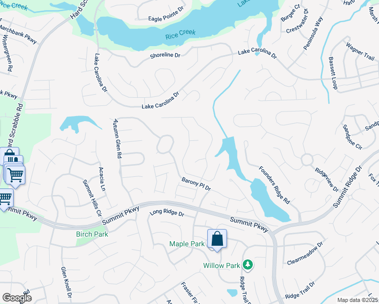 map of restaurants, bars, coffee shops, grocery stores, and more near 427 Indigo Ridge Drive in Columbia