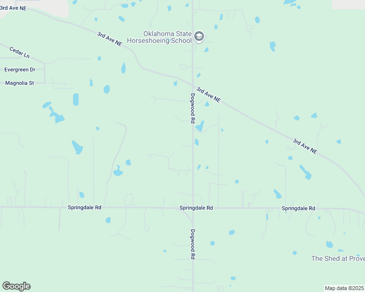 map of restaurants, bars, coffee shops, grocery stores, and more near 13 Ranch Acres in Ardmore