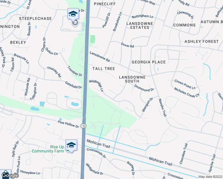map of restaurants, bars, coffee shops, grocery stores, and more near 4711 Triplett Way in Wilmington