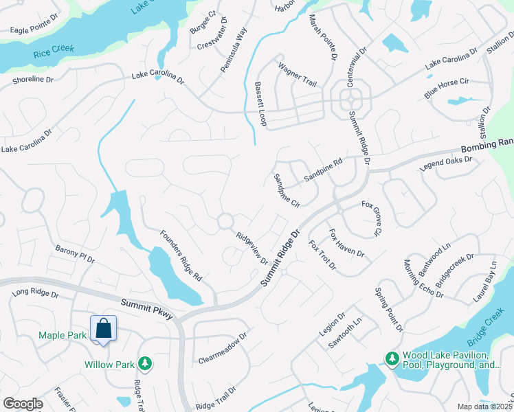 map of restaurants, bars, coffee shops, grocery stores, and more near 207 Bolette Lane in Columbia