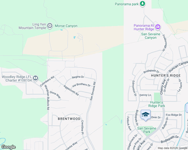 map of restaurants, bars, coffee shops, grocery stores, and more near 5027 Mandala Avenue in Rancho Cucamonga