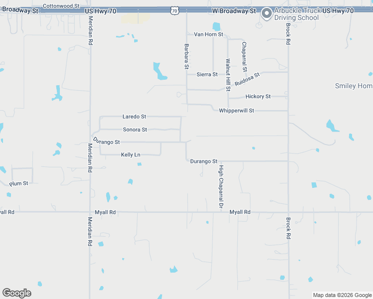 map of restaurants, bars, coffee shops, grocery stores, and more near 494 Durango Street in Ardmore