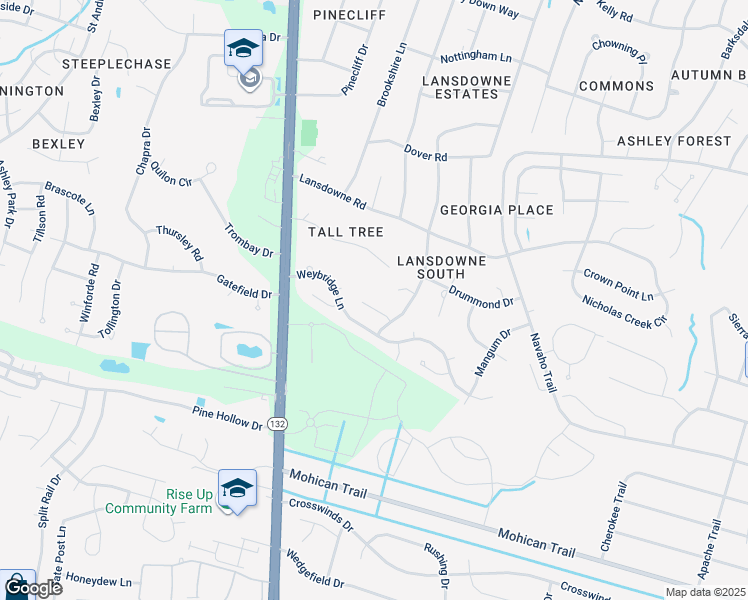 map of restaurants, bars, coffee shops, grocery stores, and more near 4711 Triplett Way in Wilmington