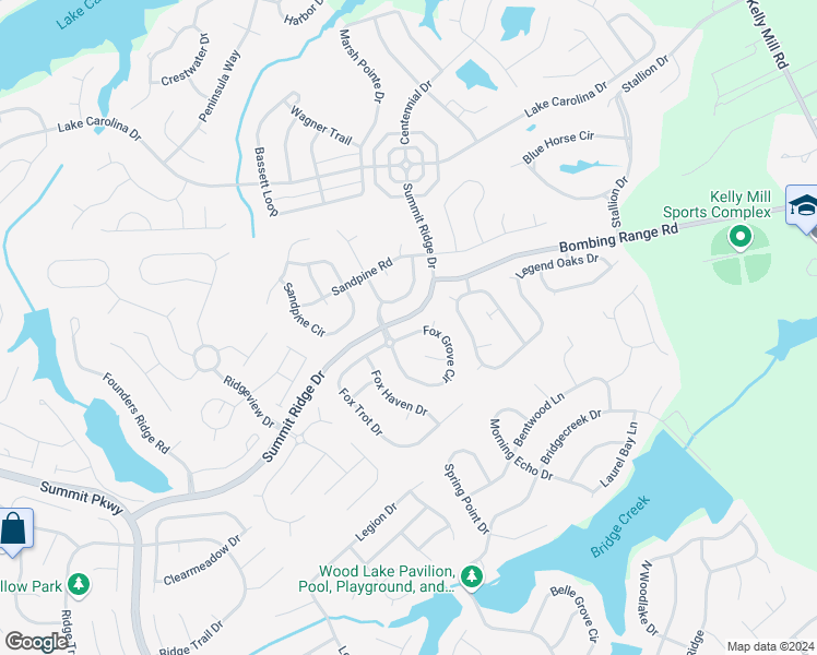 map of restaurants, bars, coffee shops, grocery stores, and more near 113 Fox Grove Circle in Columbia