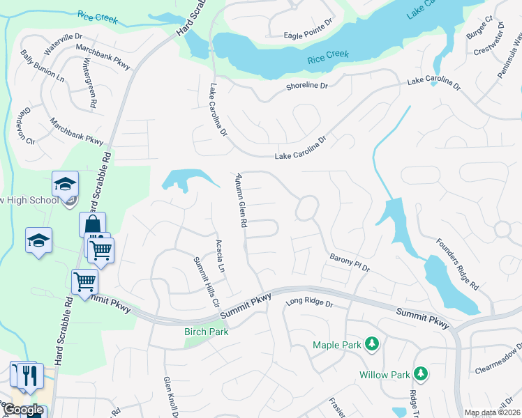 map of restaurants, bars, coffee shops, grocery stores, and more near 209 Sterling Hills Circle in Columbia
