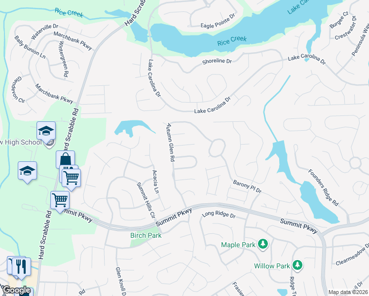 map of restaurants, bars, coffee shops, grocery stores, and more near 209 Sterling Hills Circle in Columbia