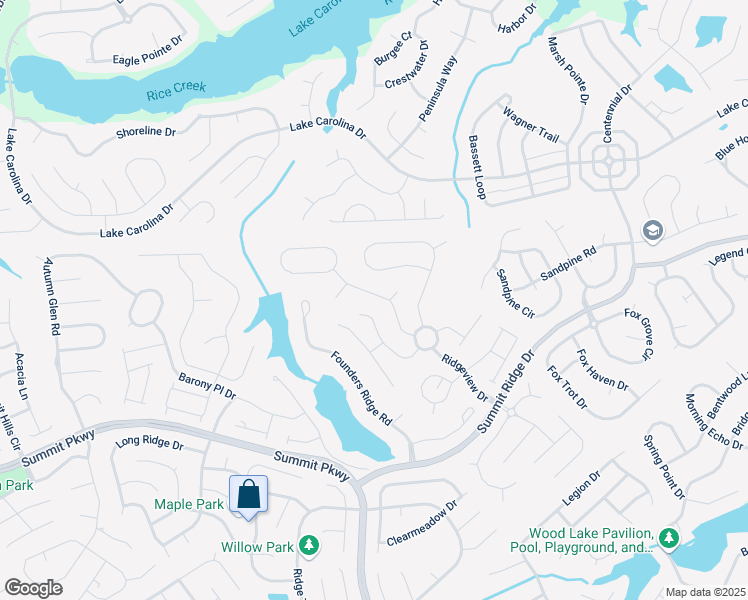 map of restaurants, bars, coffee shops, grocery stores, and more near 206 Hamilton Place Road in Columbia