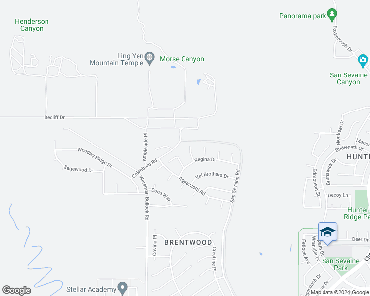 map of restaurants, bars, coffee shops, grocery stores, and more near 4990 Padre Avenue in Rancho Cucamonga